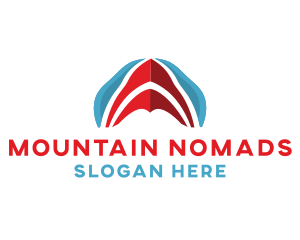 Spacecraft Mountain Hill logo design