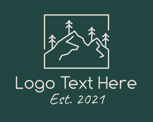 Mountaineering logo example 1