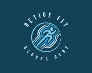 Circle Runner Fitness logo design