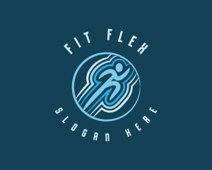 Circle Runner Fitness logo design