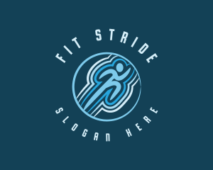 Circle Runner Fitness logo design