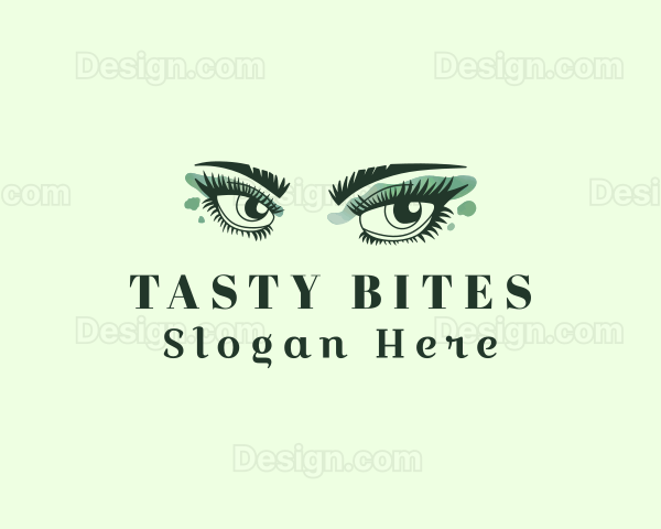 Eyelashes Makeup Eyes Logo