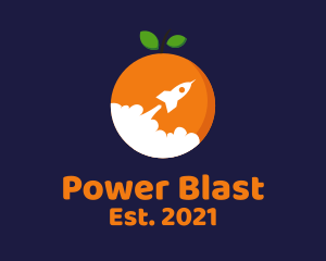 Orange Fruit Rocket Blast logo