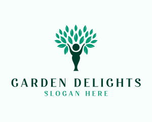 Human Tree Gardening logo design