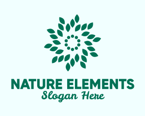 Nature Leaves Pattern logo design