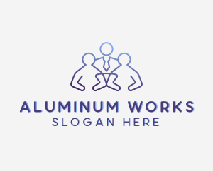 Employment Work Recruitment logo design