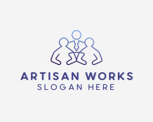 Employment Work Recruitment logo design