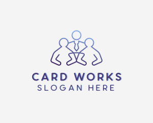 Employment Work Recruitment logo design