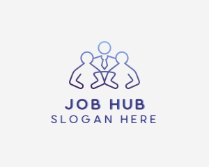 Employment Work Recruitment logo design