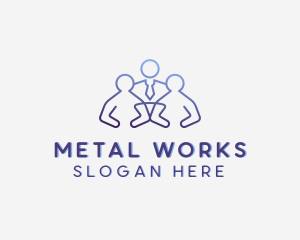 Employment Work Recruitment logo design