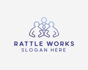 Employment Work Recruitment logo design