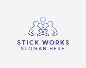 Employment Work Recruitment logo design