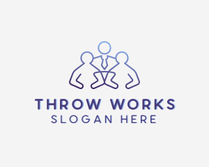 Employment Work Recruitment logo design