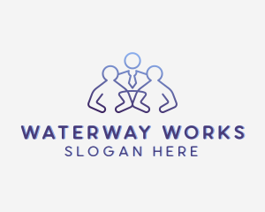 Employment Work Recruitment logo design