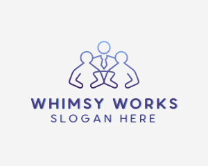 Employment Work Recruitment logo design