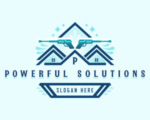 Roof Pressure Washing logo design