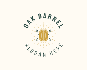 Barrel Brewery Liquor  logo design