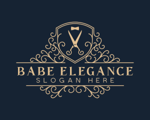 Elegant Bowtie Scissors logo design