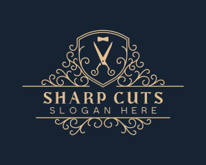 Elegant Bowtie Scissors logo design