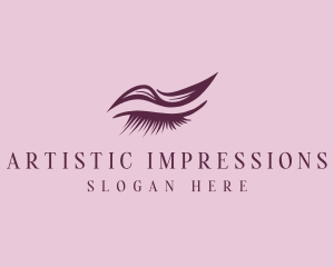 Eyebrow Eyelash Beauty Salon logo design