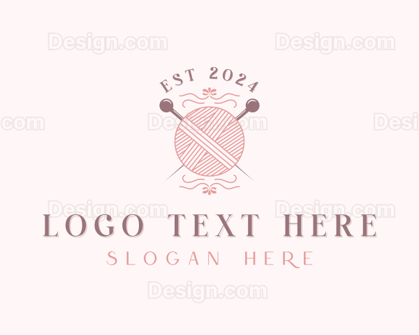 Yarn Knit Weaving Logo