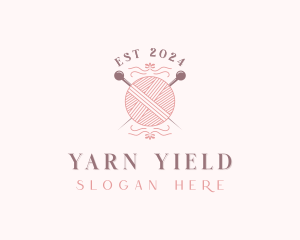 Yarn Knit Weaving logo design