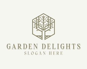 Environmental Tree Garden logo design