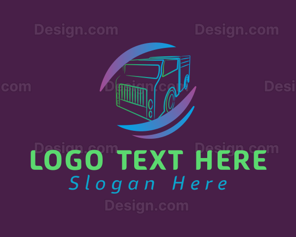 Trucking Logistics Swoosh Logo