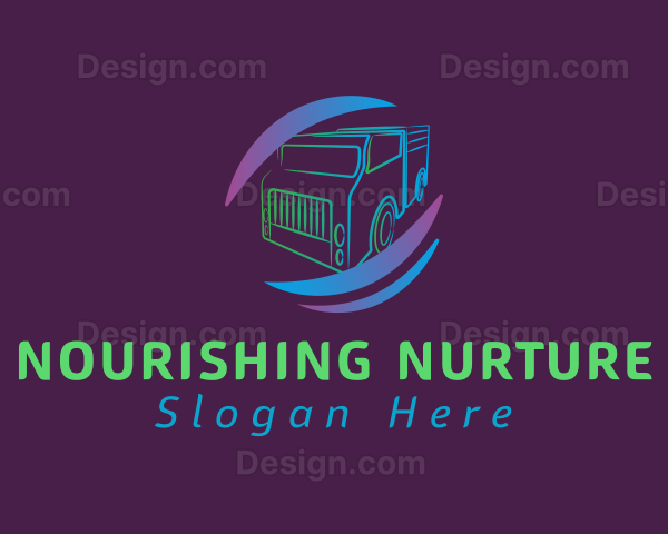 Trucking Logistics Swoosh Logo