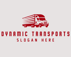 Red Truck Shipment logo design