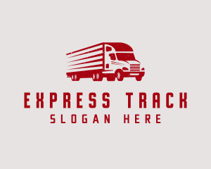 Red Truck Shipment logo design