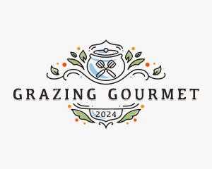 Cooking Pot Restaurant logo design