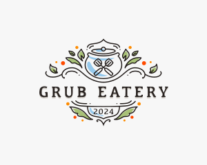 Cooking Pot Restaurant logo design