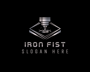 CNC Drill Fabrication logo design