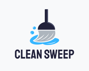 Broom Household Cleaner  logo