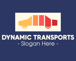 Multicolor Car Transportation logo design