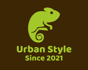 Nature Green Chameleon logo