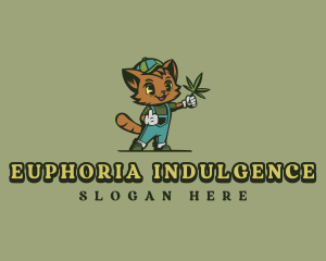 Cannabis Cat Weed logo