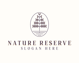 Nature Eco Tree logo design