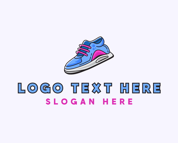 Rubber Shoes logo example 2