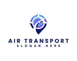 Travel Airline Plane logo design