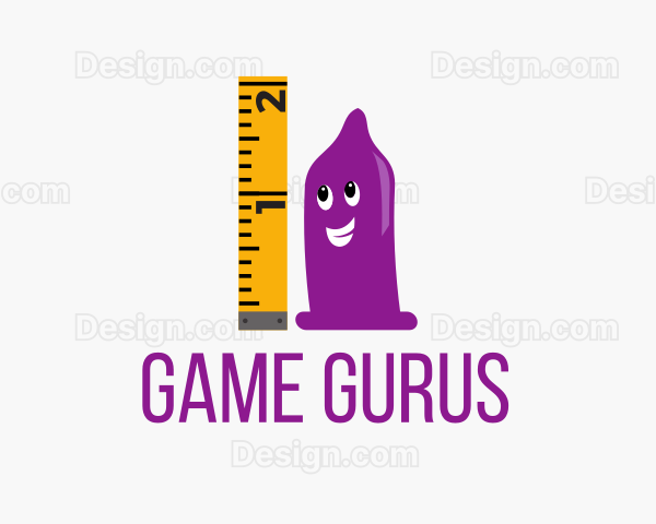 Condom Size Ruler Logo