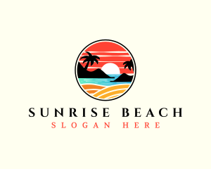 Beach Summer Resort logo design