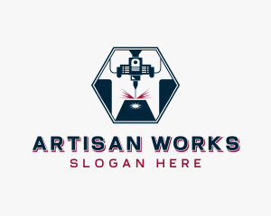 Laser Milling Automation logo design