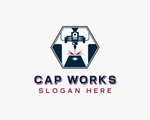 Laser Milling Automation logo design