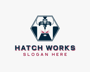 Laser Milling Automation logo design