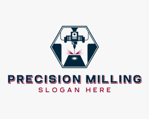 Laser Milling Automation logo design