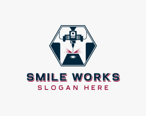 Laser Milling Automation logo design