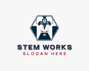 Laser Milling Automation logo design