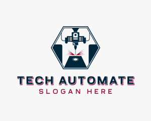 Laser Milling Automation logo design